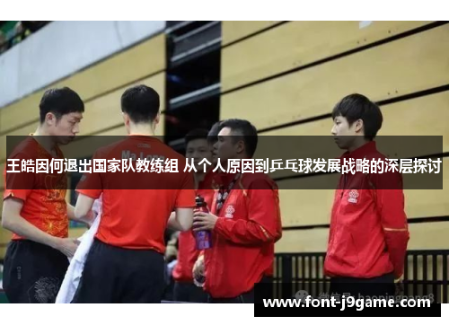 王皓因何退出国家队教练组 从个人原因到乒乓球发展战略的深层探讨
