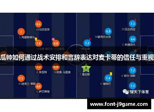 瓜帅如何通过战术安排和言辞表达对麦卡蒂的信任与重视